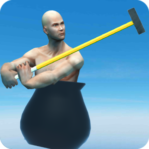 getting over it with bennett foddy character in pot